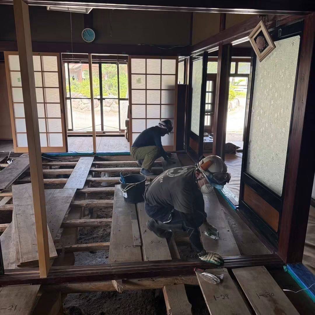 宝達志水町 能登半島豪雨 床上浸水家屋の清掃作業 災害ボランティア